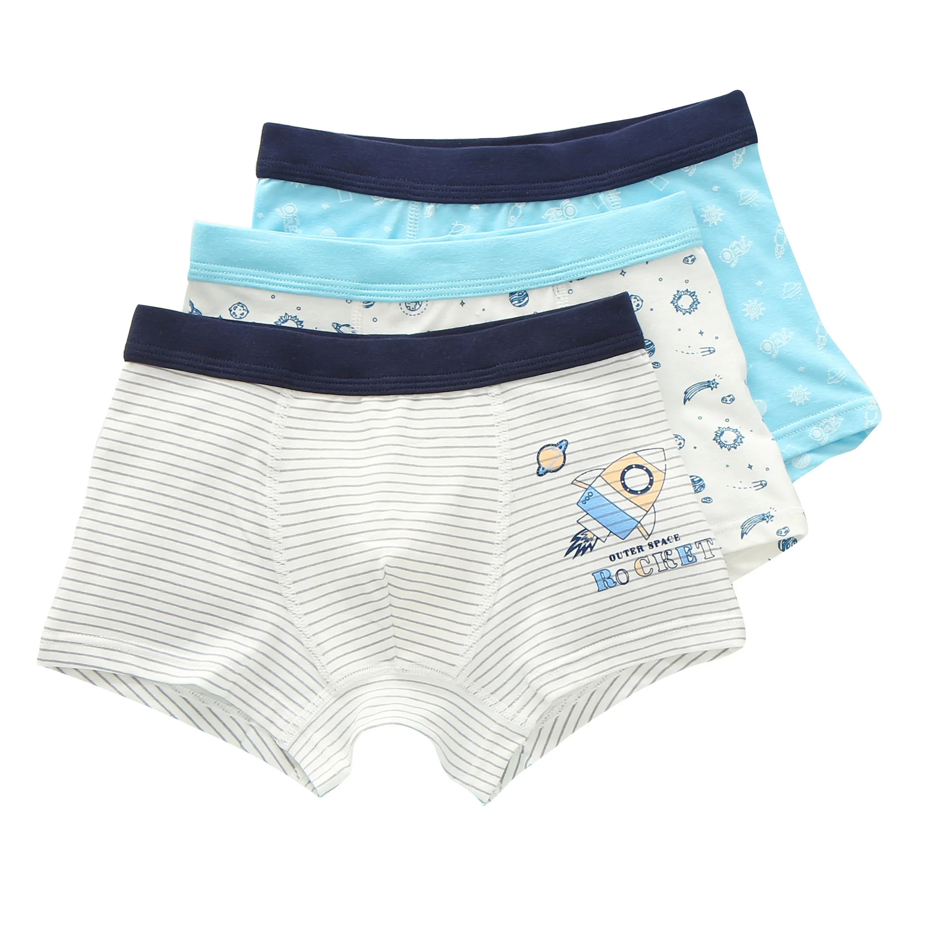 

3pcs/lot kids panties Children Straight Angle Underpants boys boxer cotton Soft Cartoon Elements Underwear 2-16 years