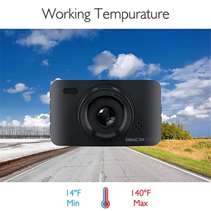  AKASO Dragon Touch D1 Dash Cam 3