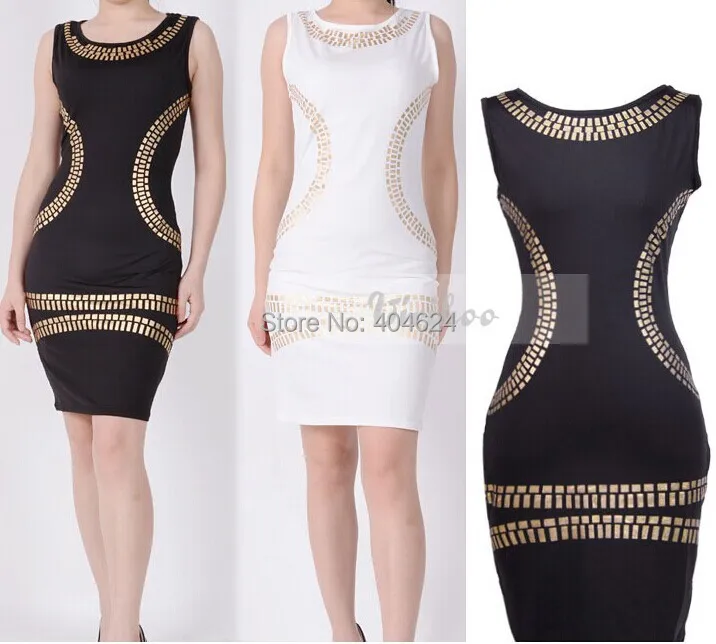 Knee length gold dress with sleeves shirt