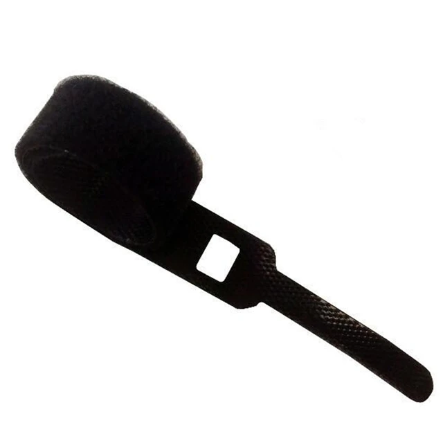 100Pcs strap hooks and loops Cable Ties with Eyelet Hole back to back