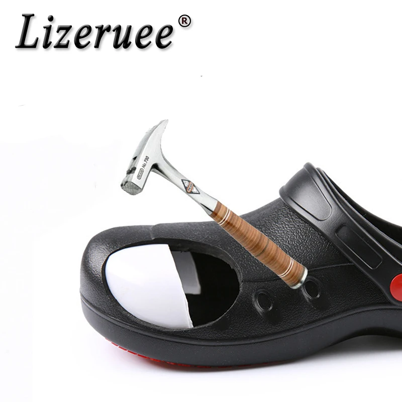 

Lizeruee High Quality Non-slip Kitchen Work Shoes Oil-Proof Water-Proof for the Chef Master Cook Hotel Restaurant Slippers Shoes
