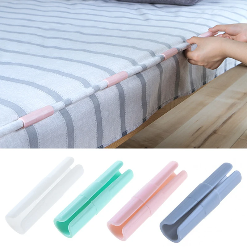 

6.5*1.5cm High Quality Home Supplies Practical Hot Sale Grippers Fasteners Bedsheet Fastener Popular Bed Sheet Clip 10PCS/Set