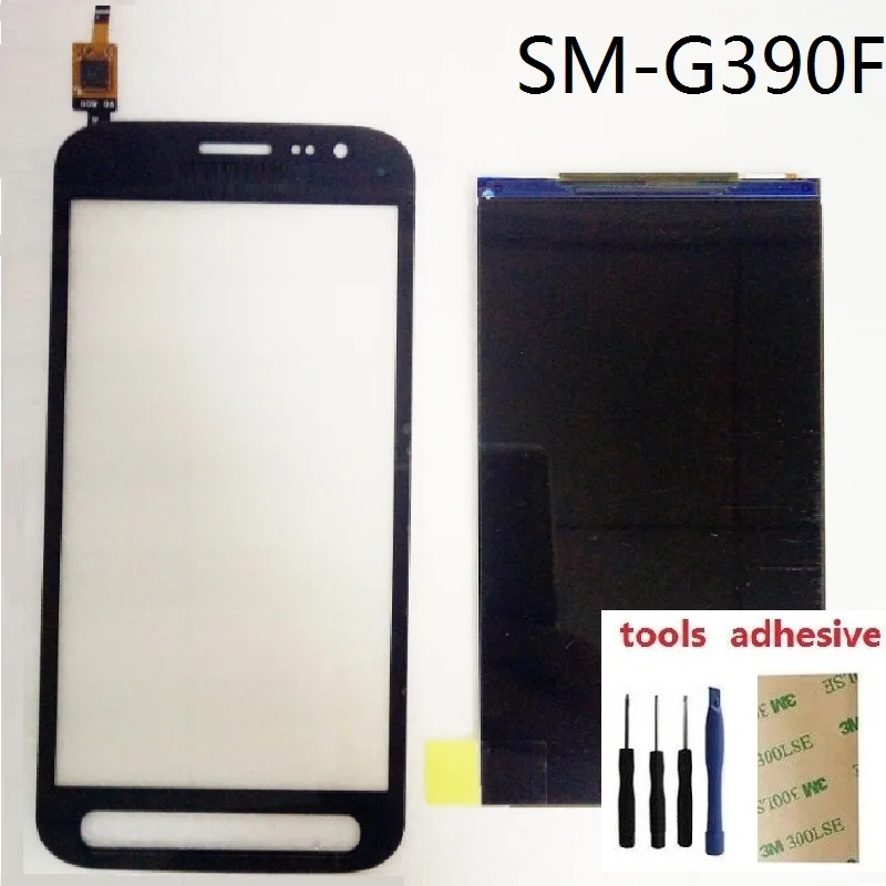

For Samsung Galaxy Xcover 4 SM-G390F G390 LCD Display Monitor Touch digitizer Sensor + Adhesive + kits