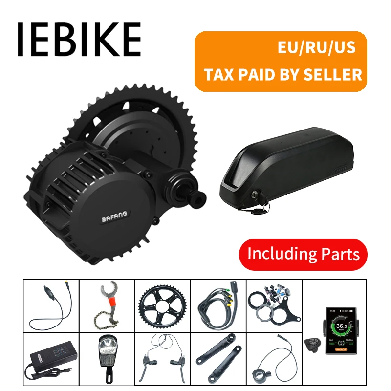 36V500W Bafang BBS02 бесщеточный двигатель среднего привода для электровелосипеда Набор для преобразования электрического велосипеда с 36V15. 6AH лити... 36V500W Bafang BBS02 бесщеточный двигатель среднего привода для электровелосипеда Набор для преобразования электрического велосипеда с 36V15. 6AH лити...