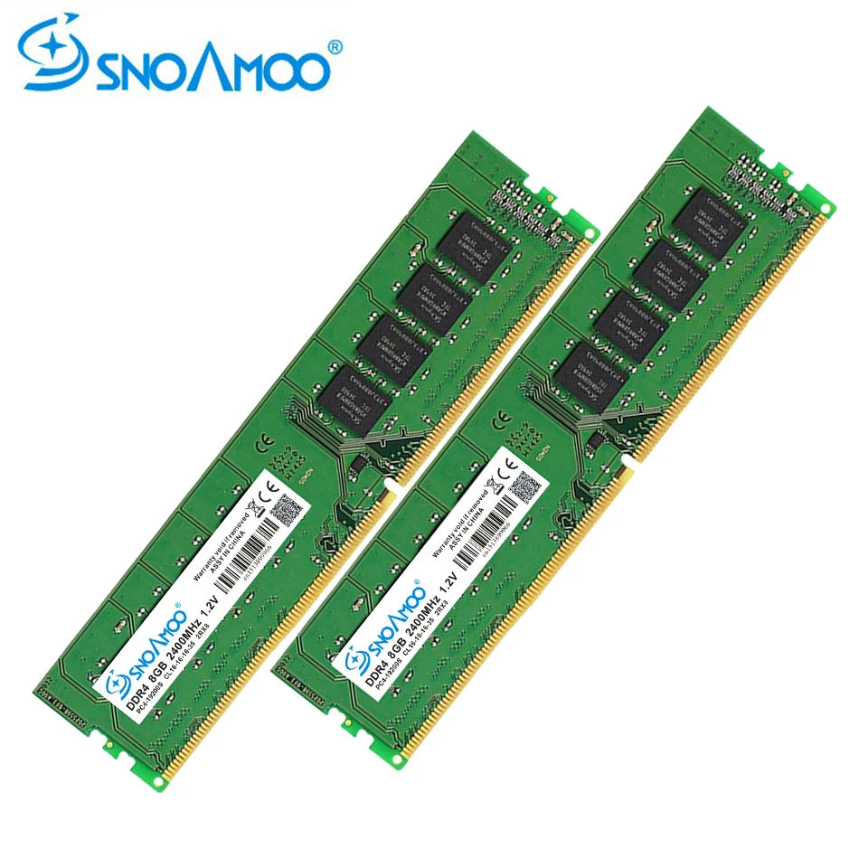 Память для настольного ПК SNOAMOO DDR4 8 ГБ 2133 МГц 2400 CL1516 PC4 17000S 288 Pin 4 Гб DIMM Intel Stick ARM