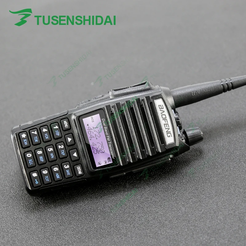 Оригинальный Tri power 8 Вт/4 Вт/1 Вт 128CHS VHF UHF 136-174/400-520 МГц BAOFENG UV-82plus двойной PTT двухстороннее радио