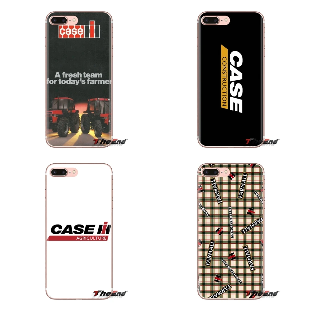 CASE IH Tractor's logo Soft Transparent Cases Covers For iPod Touch Apple iPhone 4 4S 5 5S SE 5C 6 6S 7 8 X XR XS Plus MAX |