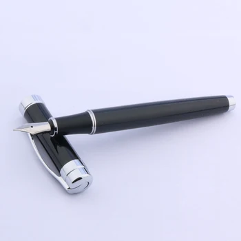 

BAOER METAL blue and black color silver stripe M nib GIFT fountain pen