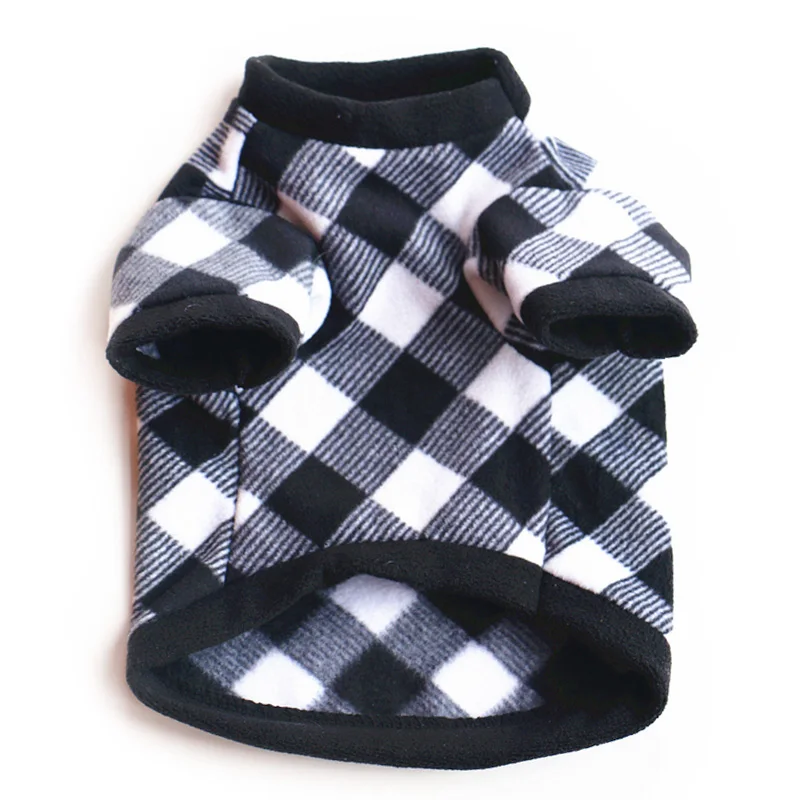 

Classic Dog Clothes Warm Plaid Dog Clothing For Small Dogs Sweatershirt Puppy Outfits For Spring Autumn Chihuahua Cat Clothes 40