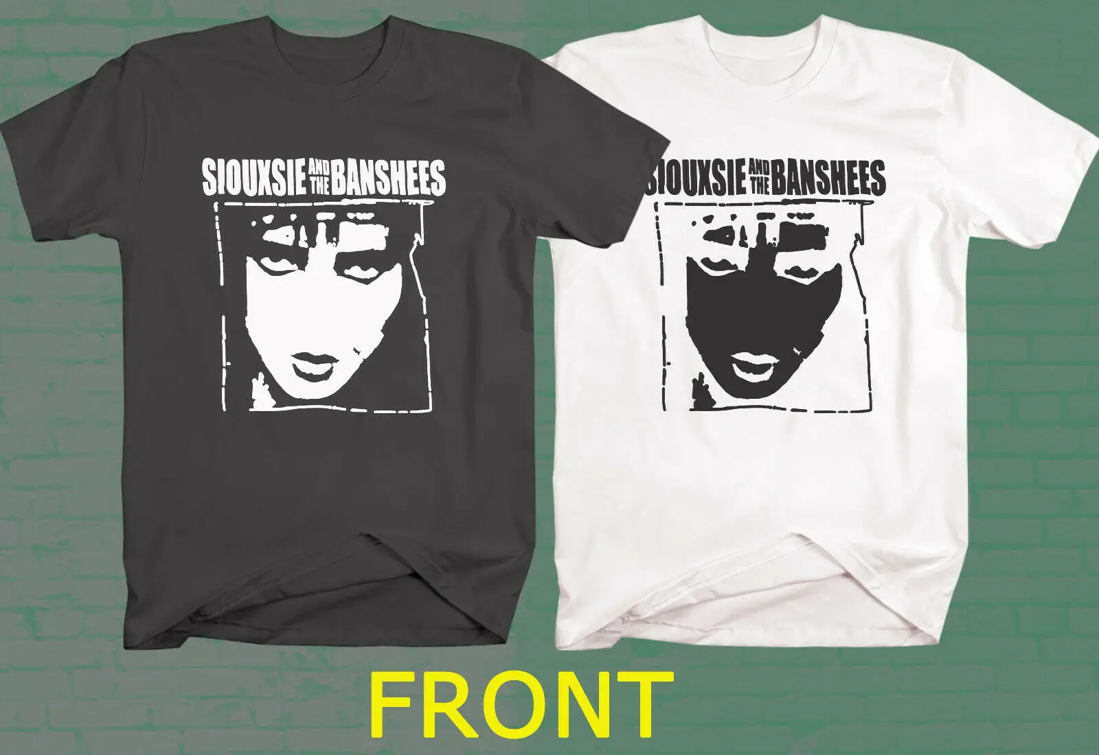 SIOUXSIE AND THE BANSHEES Logo Мужская черно белая футболка Tee2019 Красивые футболки Топ Летняя