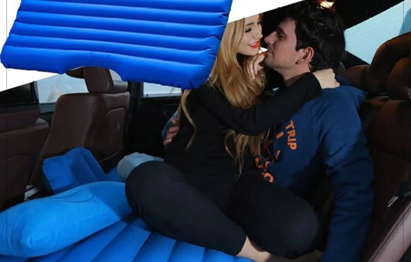 Ткань Оксфорд надувной матрас путешествия Кемпинг автомобиль заднее сиденье спящий отдых матрас с воздушным насосом машина секс кровать автомобильные аксессуары