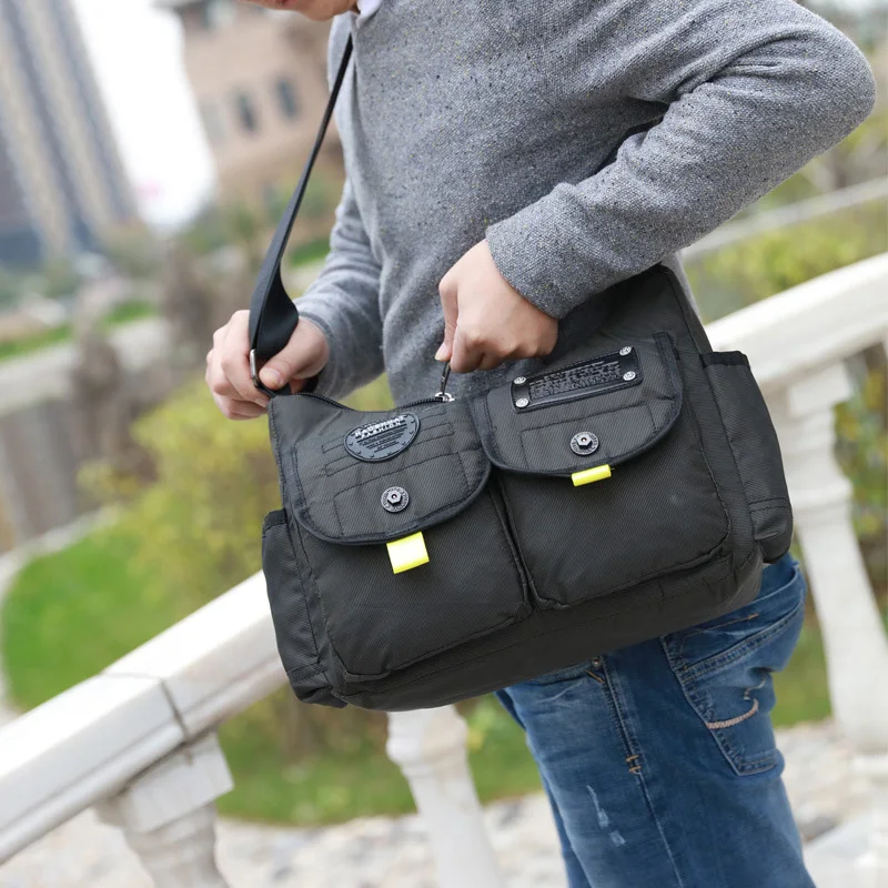 الرجال العسكرية حقيبة ساعي للماء النايلون حقيبة حقيبة كتف عارضة السفر Crossbody أكياس للذكور حزام يد XA167ZC الرجال العسكرية حقيبة ساعي للماء النايلون حقيبة حقيبة كتف عارضة السفر Crossbody أكياس للذكور حزام يد XA167ZC