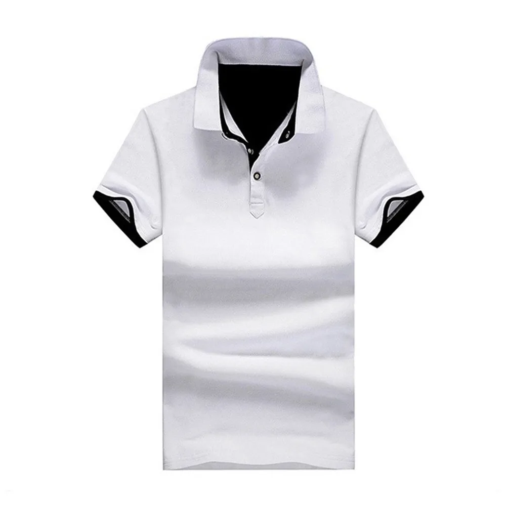 Рубашка поло мужская с коротким рукавом и воротником стойкой|polo shirt brand men|polo menpolo