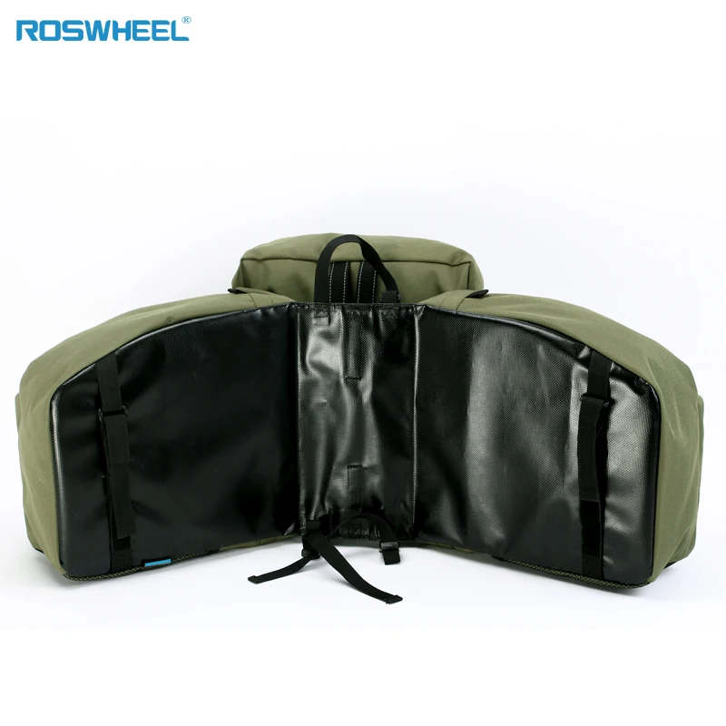 ROSWHEEL 37L водостойкая велосипедная задняя Сумка, прочная велосипедная сумка, велосипедная сумка, сумка-Карго