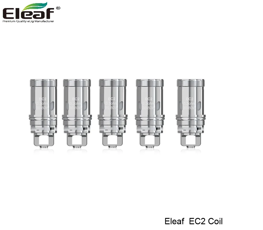 5 шт. Eleaf EC2 катушка головка 0.3ohm/0.5ohm подходит для Melo 4 атомайзер танк электронная сигарета Eleaf катушка VS Eleaf EC