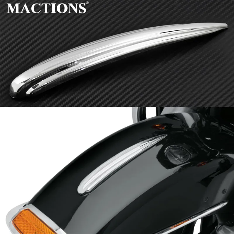 Хромированный передний крыло для мотоцикла отделка из АБС пластика моделей Harley