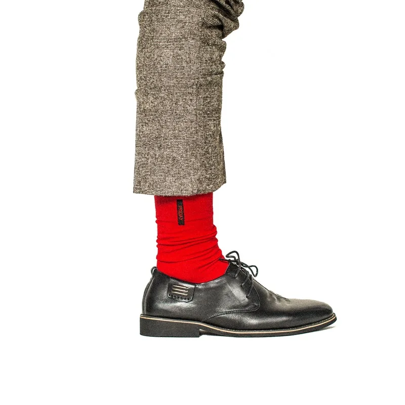 Горячее предложение! Распродажа! Модные мужские цветные хлопковые забавные носки больших размеров в британском стиле, удобные повседневные носки для мужчин Morewin