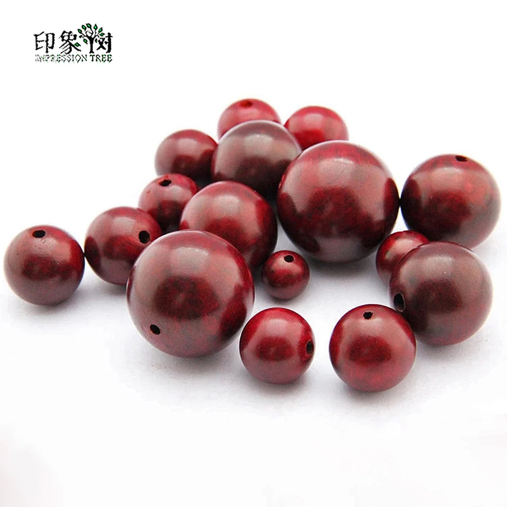 

30/20/10/5 pcs/LOT 12/15/18/20/25/30 MM Round Natural Redwood Wood Beads DIY Bracelet Necklace Jewelry Makings 2401