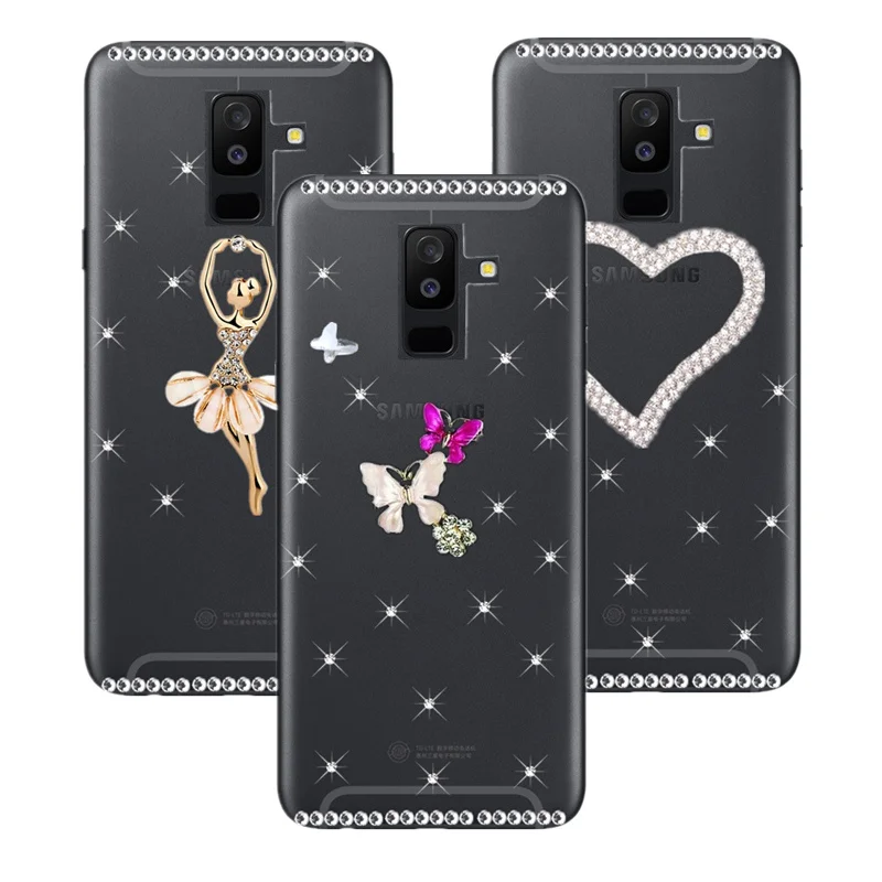 A9 Star Lite блестящий чехол со стразами для Samsung Galaxy S8 S9 Plus A8 A6 J8 J7 neo J3 J6 J2 Pro 2018 Note 9 8 5