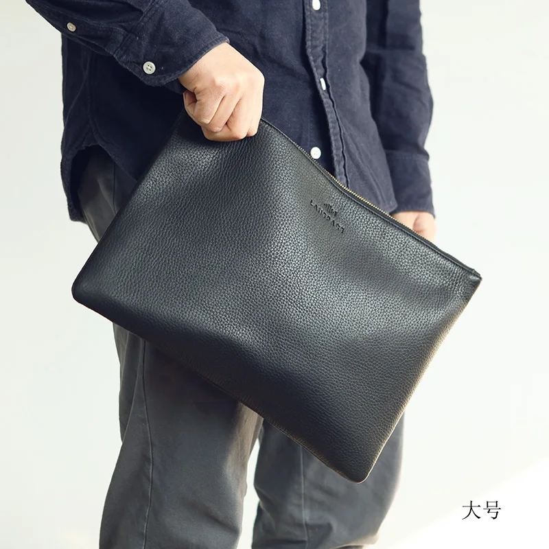 Кожаная мужская сумка LANSPACE брендовые кошельки для мелочи модная ipad|brands leather man