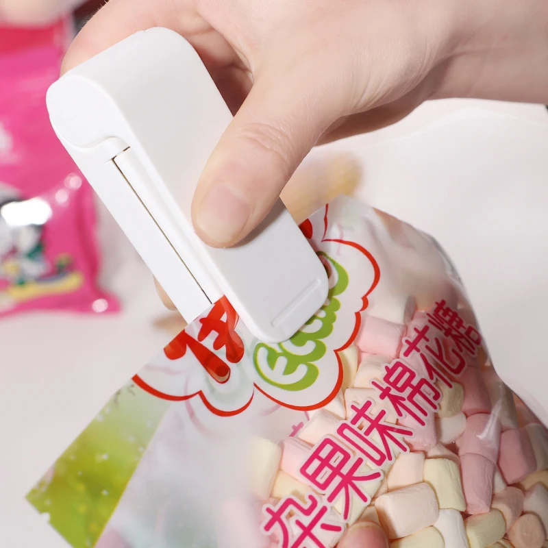 Красочный портативный бытовой электронный мини-термоуплотнительная машина пластиковые пищевые закуски мешок упаковка упаковщик инструмент