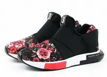 Hot! fleurs Impression Blanc Semelle En Caoutchouc Couples Chaussures Pour Amant Hommes Avec Y-3 Loubuten Chaussures Noir Chaussure Plus La Taille