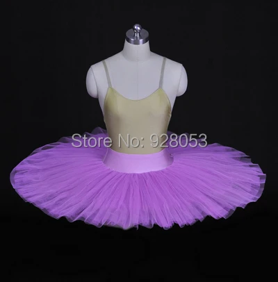 Балетная полупачка для взрослых Tutus 1/2 девочек 8 слоев тюля белый черный