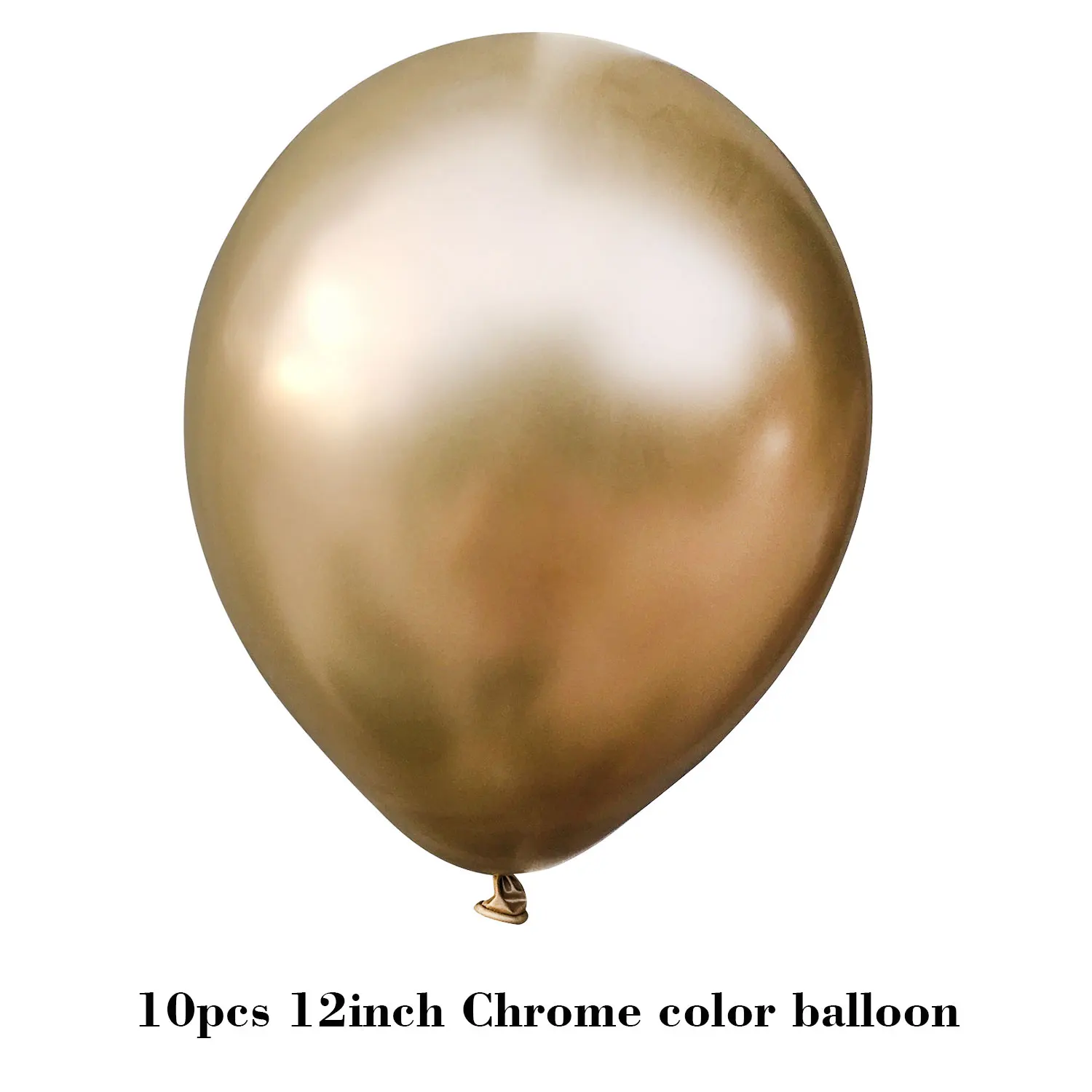 Amawill 10 шт смешанные шары с золотыми Конфетти День рождения украшение металлический хром воздушный шар на день рождения вечерние украшения 7D - Цвет: 17