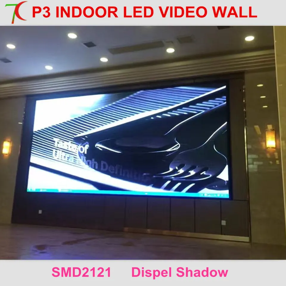 HD led expert P3 Крытый полноцветный светодиодный видеостен широко используется для