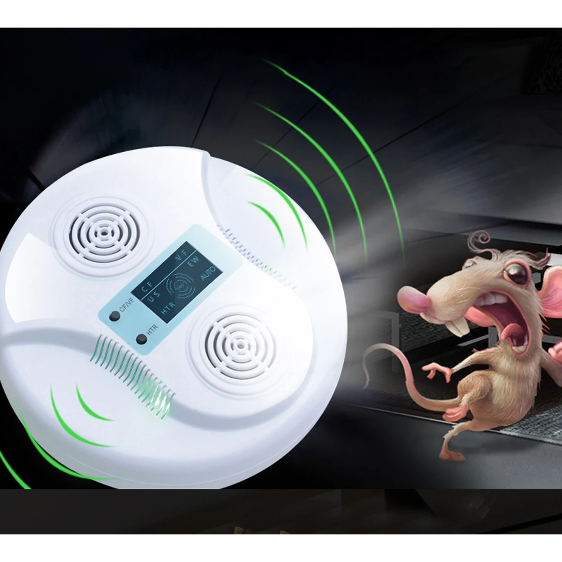 

VICTMAX Domestic Ultrasonic Mosquito Trap Electronic Cat Mouse Repellent Insect Rats Control
