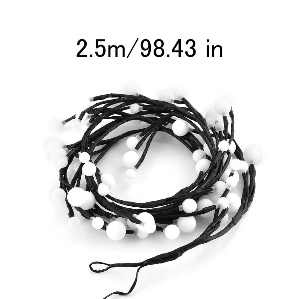 

Dropshipping 2.5 m 72LEDs Firecracker String Lights Lamp 8 Flash Modes+Memory Fairy Light for Home Party Christmas Decoration