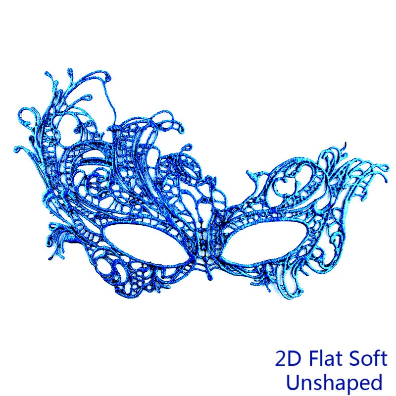 Феникс сексуальные кружевные маскарадные маски для карнавала, Хэллоуина, бала, Вечерние Маски на половину лица, вечерние принадлежности, маскарадный костюм#30 - Цвет: TB-2D