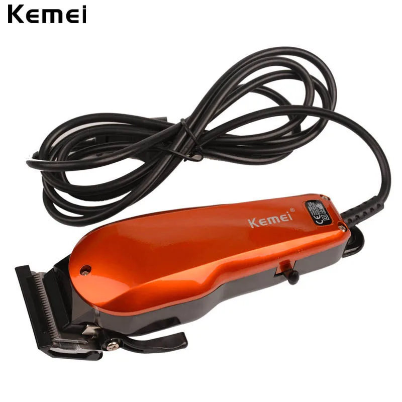 Plug Use Electric Hair Trimmer Power Adjustable Barber 