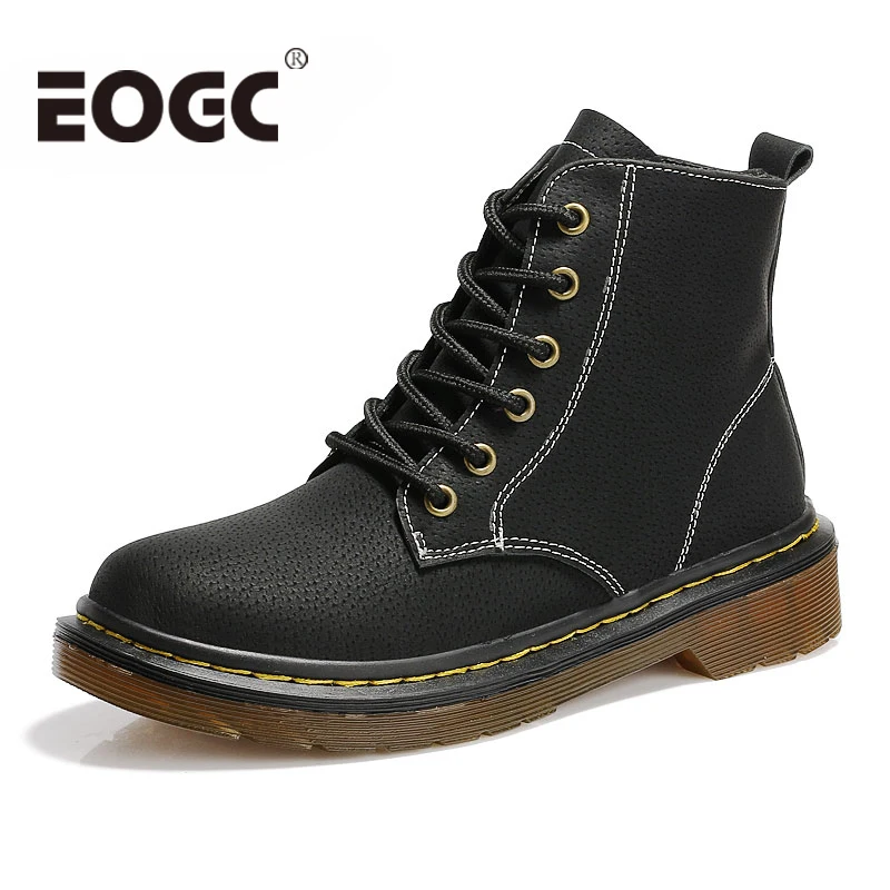

Genuine Leather Women boots Outdoor Snow Boots High Quality Ankle Boots For Autumn Winter Shoes woman Fashion Martin Boots