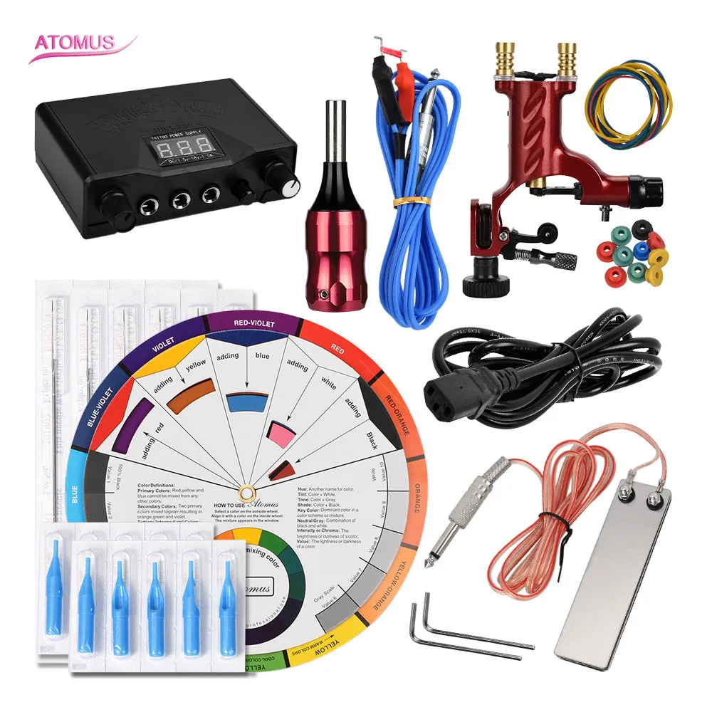 

Rotary Tattoo Machine Kits Maquina Tatuaje Machine Tatoo Tatu For Beginners Rotary Insumos Para Tatuajes Nueva Llega Suplies Set