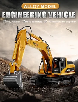 

1:50 Alloy Excavator Truck Car Autotruck Breaking Hammer Vehicles Model Diecast For Boys Toy Gift Kid Excavator TOY