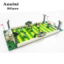 Model building kits compatible with lego CITY football series 199 3D blocks Educational model building toys hobbies for children