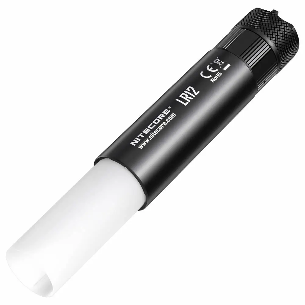 NITECORE LR12+ 18650 перезаряжаемая батарея выдвижной диффузор позволяет фонарь фонарик для чтения на открытом воздухе Кемпинг