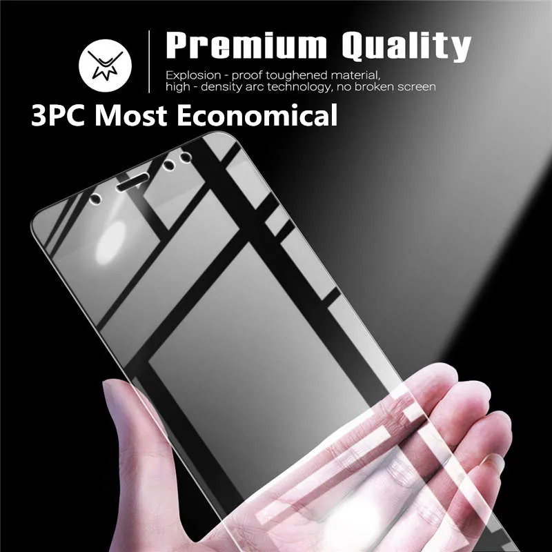 

3PCs Tempered Glass For Xiaomi Redmi 5 Plus 4X HD Transparent With Free Foil Tool Screen Protector Glass For Xiaomi 6X 5X 6