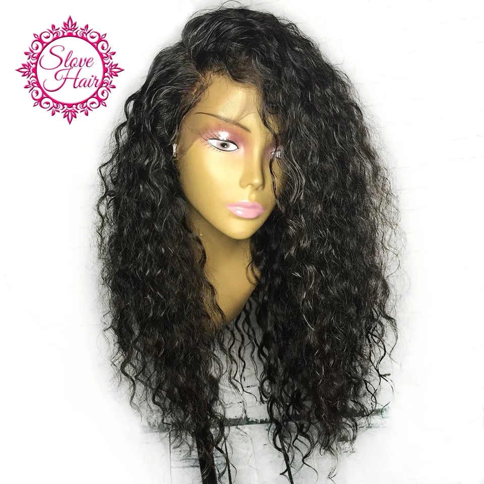 

13*6 Water Wave Lace Front Human Hair Wigs For Women Natural Black Remy Brazilian Lace Wig Deep Part Pluck With Baby Hair Slove