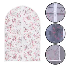 1 шт. пылезащитный чехол с принтом водонепроницаемый практический прозрачный моющийся чехол для путешествий костюм для хранения домашней одежды