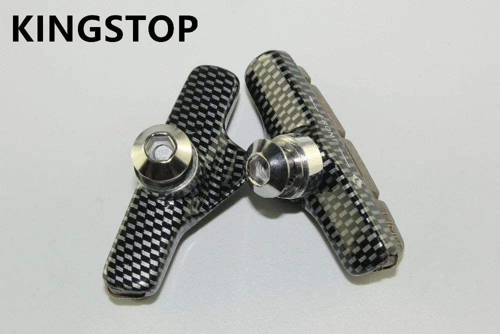 

carbon rim use brake pads with holders friction wheel carbon like holder for Campagnolo campy for SH456rh