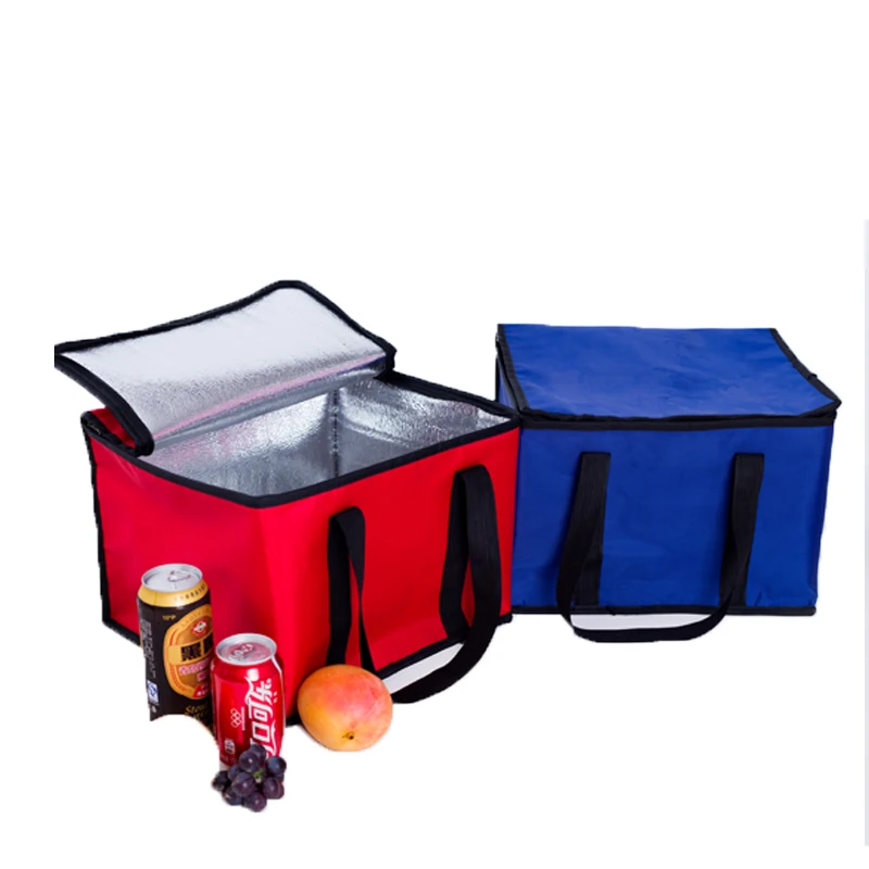 43L 26L waterproof oxford cooler bag large picnic lunch box thermal cake pizza meal drinks fresh carrier ice pack cool bag