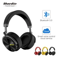 Bluedio наушники T5 Bluetooth, Беспроводные спортивные наушники с шумоподавлением, Hi-Fi наушники с микрофоном для iphone huawei