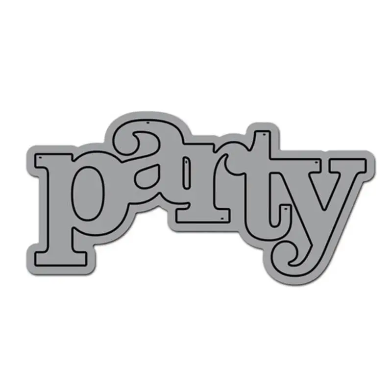 

Metal Cutting Dies Party for DIY Scrapbook Album Paper Card Making Craft Stencils Decorative Embossing DIY Paper Cards