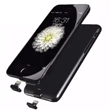 AKASO Портативный чехол для аккумулятора для iPhone 6 6S многофункциональный внешний аккумулятор чехол 2000 мАч Зарядное устройство задняя крышка чехол