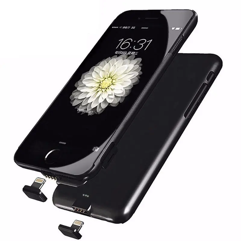 Goede AKASO Draagbare Batterij Case Voor iPhone 6 6 s multifunctionele Power Bank Charing Case 2000 mah Batterij Oplader case Cover