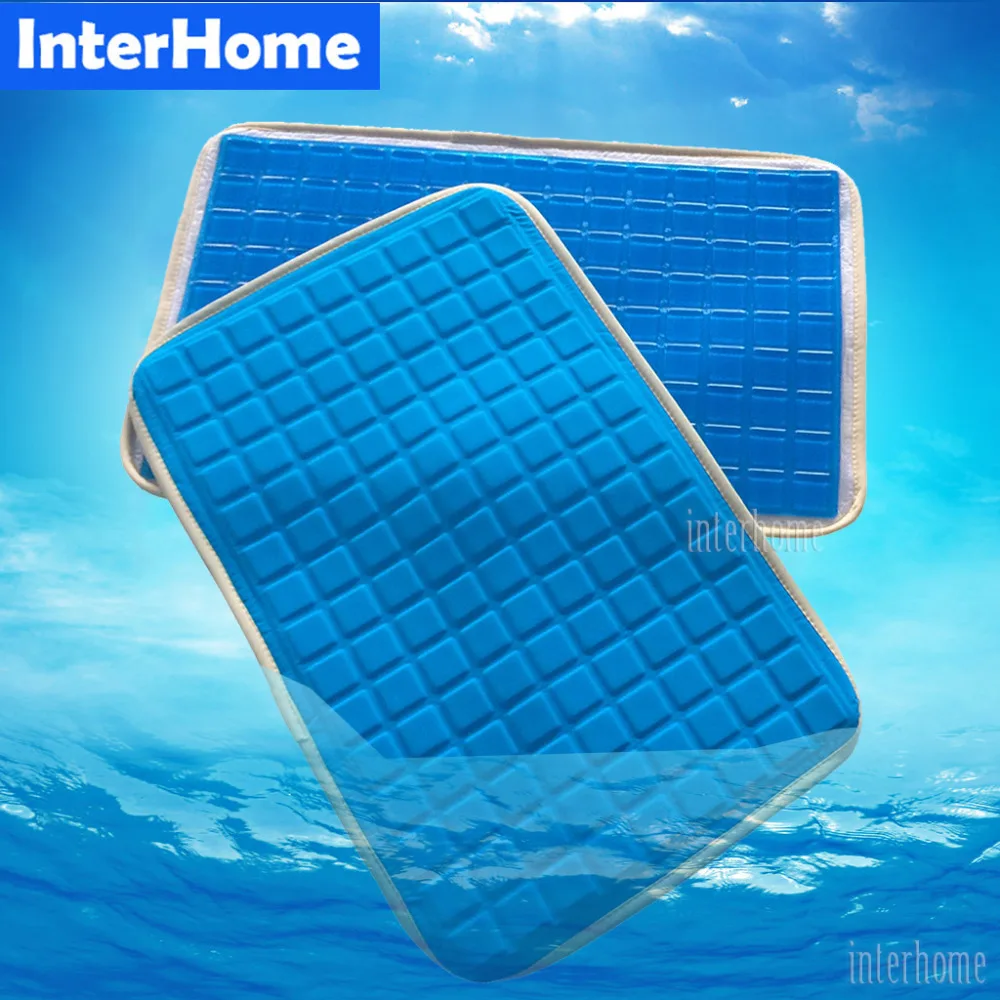 36x58cm Soft Silicone Gel Massage Pillow Pad Chair Cushion Summer Cooling Sofa Seat Mat Simulation Skin Mats | Красота и здоровье