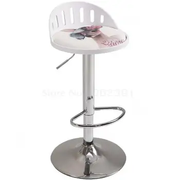 

European Backrest Bar Chair Modern Simple Bar Chair Household Lifting Chair Front Stand Creative Bar Table And Chair