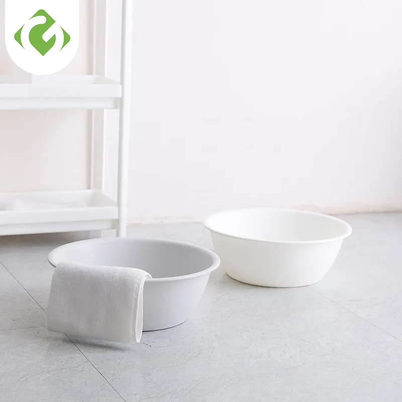 Plastic Basin Japanese style Simple thickened washbasin washbasin household sink large washtub basin High quality plain